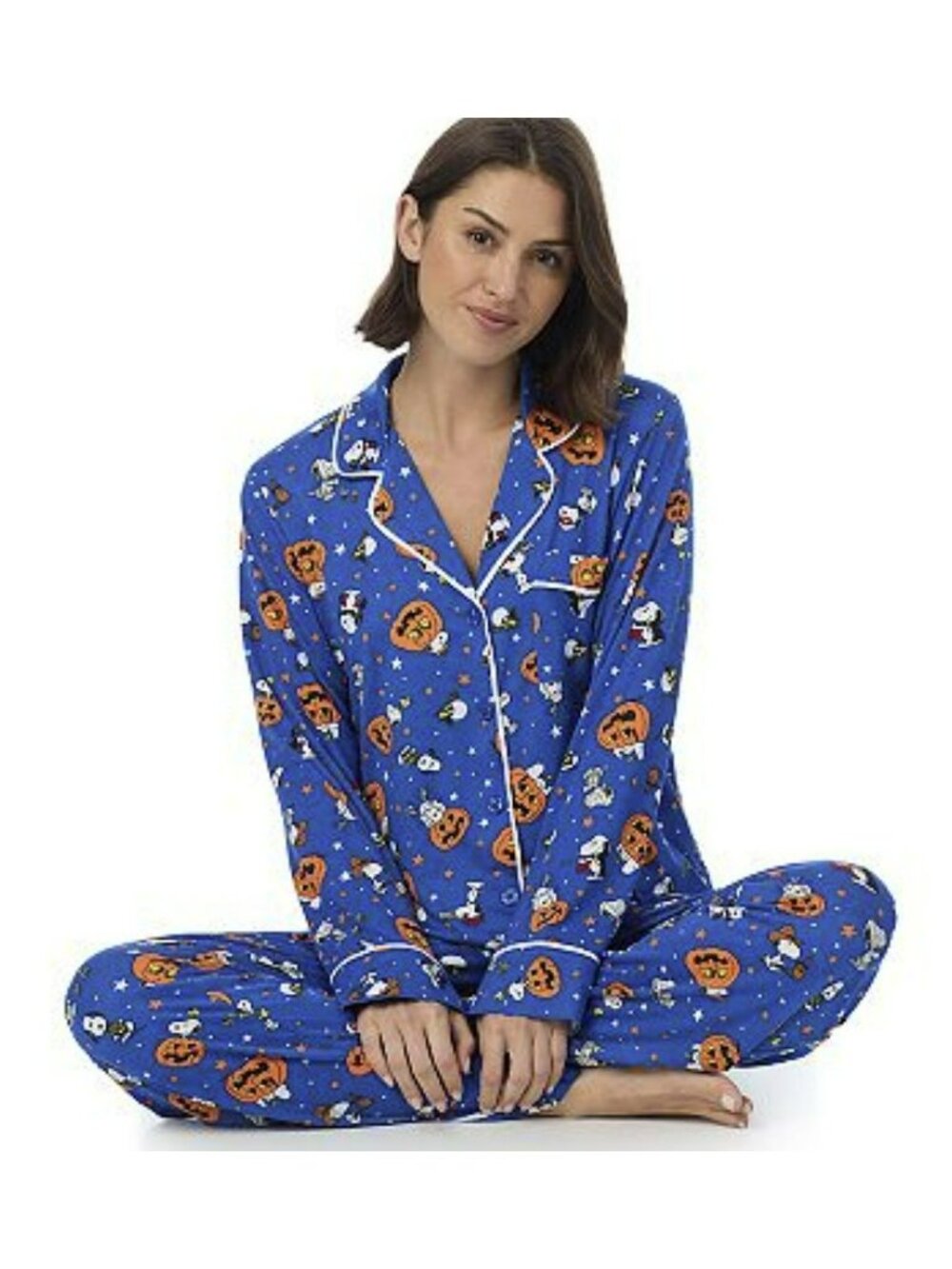 Peanuts Snoopy Halloween Pajama Set NWT
